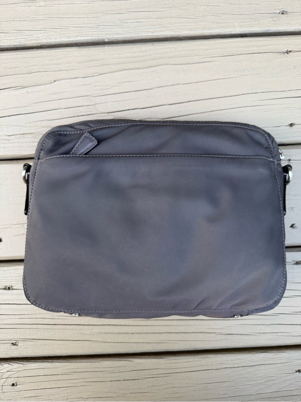 MZ Wallace Slate Gray Nylon Bag - no strap - Picture 4 of 15